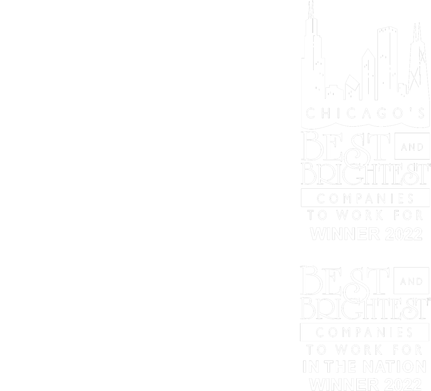 Best & Brightest Winner-National and Chicago: 2022, 2023 & 2024
